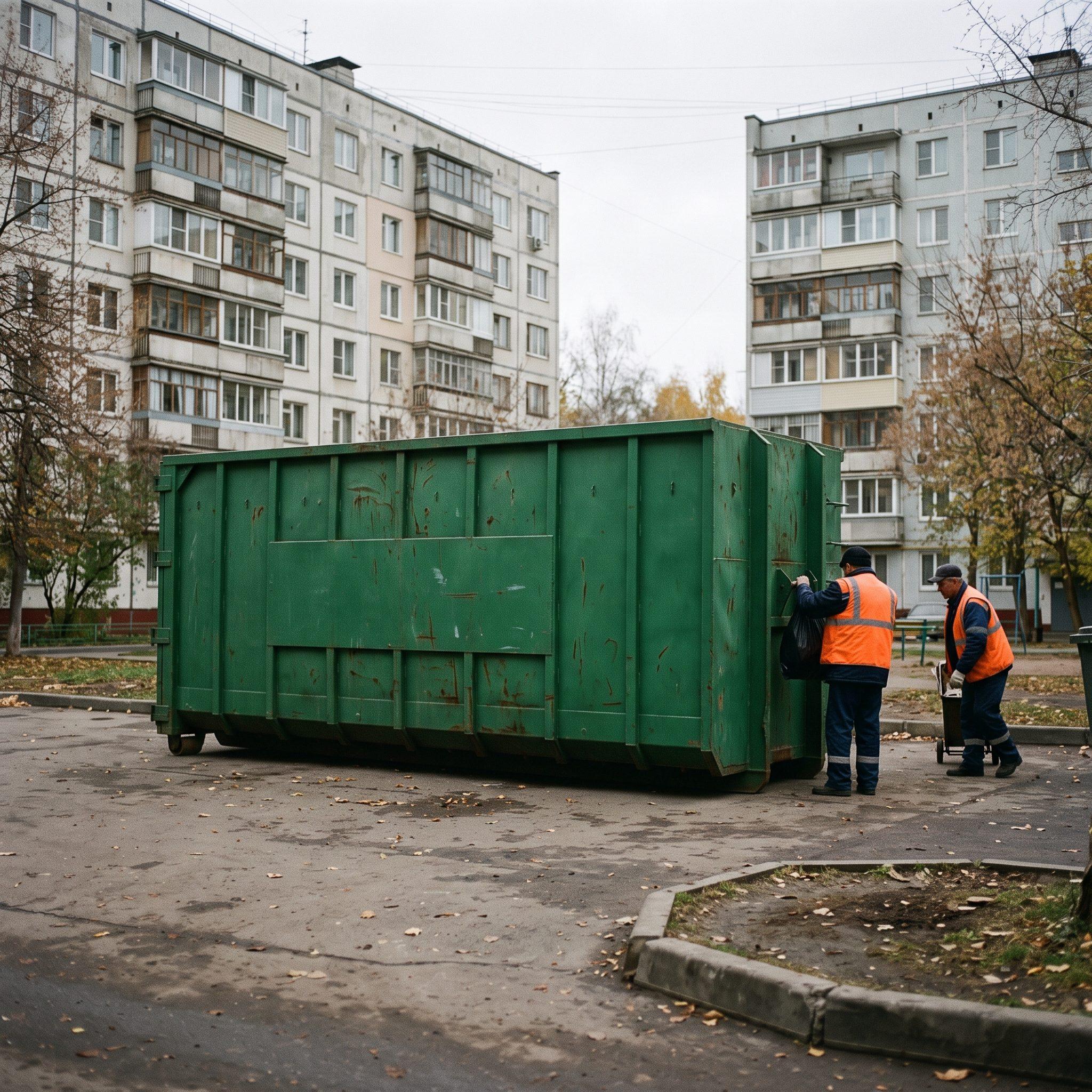 Контейнер для мусора — вывоз мусора в Москве